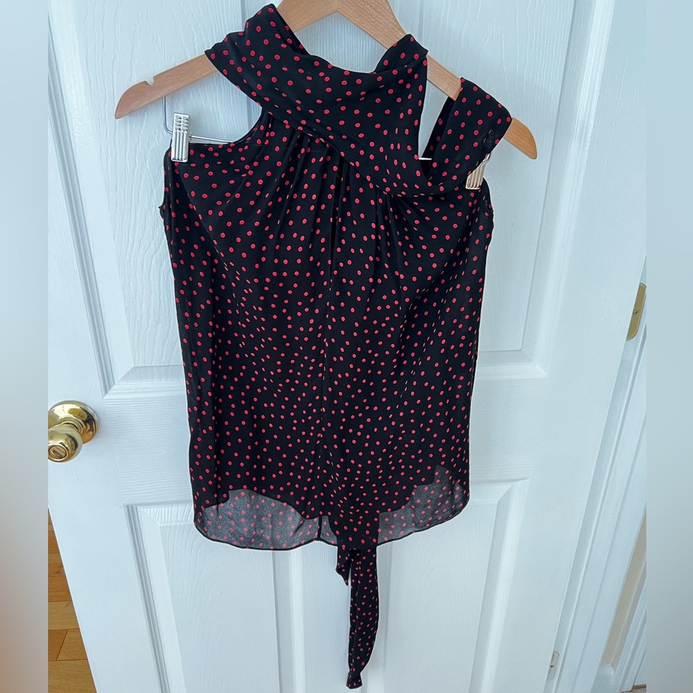 Saint Laurent Paris blouse size:F38 /U.S:6 lavalliere neck